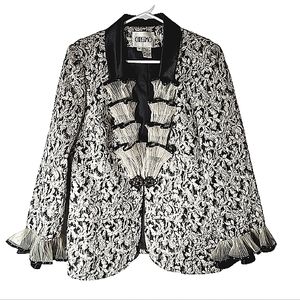 Vintage Carissimo Brocade / Jacquard Blazer Size 12